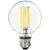 Natural Light - 3 in. Dia. - LED G25 Globe - 8 Watt - 60 Watt Equal - Incandescent Match Thumbnail
