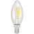 300 Lumens - 4 Watt - 2700 Kelvin - LED Chandelier Bulb - 3.8 in. x 1.4 in. Thumbnail