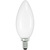 300 Lumens - 3 Watt - 2700 Kelvin - LED Chandelier Filament Bulb - 3.9 in. x 1.4 in. - Milky Finish Thumbnail