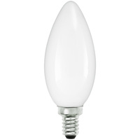 300 Lumens - 3 Watt - 2700 Kelvin - LED Chandelier Bulb - 40 Watt Equal - Incandescent Match - Frosted - Candelabra Base - 120V - Bulbrite 776772