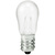 6 Watt - Silicone Coating - Incandescent S6 Light Bulb Thumbnail