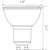 Natural Light - 450 Lumens - 7 Watt - 2700 Kelvin - LED PAR16 Lamp - GU10 Base Thumbnail