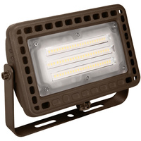 6250 Lumens - LED Flood Light Fixture - 4000 Kelvin - 50 Watt - Replaces a 250 Watt Metal Halide - 120-277 Volt - Yoke Mount - TCP FLYUA3W40KBR