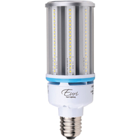 7560 Lumens - 54 Watt - 5000 Kelvin - LED Corn Bulb - 250 Watt Metal Halide Equal - Mogul Base - 120-277 Volt - Euri Lighting ECB54W-2150