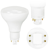 1050 Lumens - 9 Watt - 2700 Kelvin - LED PL Lamp - Replaces 13W-18W CFL - 4 Pin G24q or GX24q Base - Plug and Play - 120-277 Volt - TCP L9PLVD5027K
