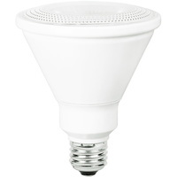 850 Lumens - 10 Watt - 4100 Kelvin - LED PAR30 Long Neck Lamp - 75 Watt Equal - 40 Deg. Flood - Cool White - 120 Volt - TCP LED12P30D41KFL
