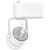 Track Light Fixture - Cylinder Low Voltage - White - GU5.3 Base  Thumbnail