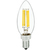 Natural Light - 500 Lumens - 5 Watt - 2700 Kelvin - LED Chandelier Bulb - 3.9 in. x 1.4 in. Thumbnail