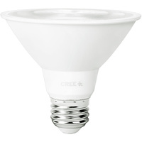 Natural Light - 1000 Lumens - 12 Watt - 3000 Kelvin - LED PAR30 Short Neck Lamp - 75 Watt Equal - 25 Deg. Narrow Flood - Dimmable - 120 Volt - Cree PAR30S-75W-P1-30K-25NF-E26-U1
