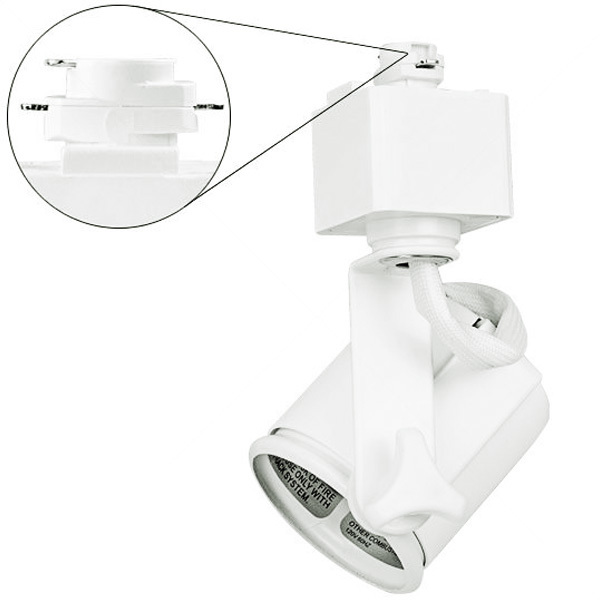 Nora NTH-138W - White - Universal Lamp Holder - 120V
