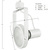 Track Light Fixture - Gimbal Ring - White  Thumbnail