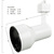 Track Light Fixture - Continental Step Cylinder - White - Black Baffle Thumbnail