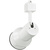 Track Light Fixture - Continental Step Cylinder - White - Black Baffle Thumbnail