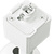 Track Light Fixture - Continental Step Cylinder - White - Black Baffle Thumbnail