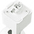 Nora NTH-104W/A - Continental Step Cylinder Track Fixture - White Thumbnail
