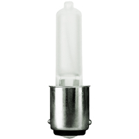 60 Watt - T3 - DC Bayonet Base - Xenon/Halogen - Frost - 3,000 Life Hours - 950 Lumens - 120 Volt