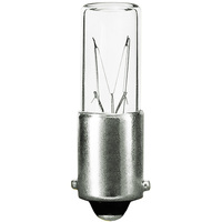 PLT - 120MB Mini Indicator Lamp - 120 Volt - 0.025 Amp - T2.5 Bulb - Miniature Bayonet Base - 10 Pack