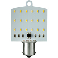 LED Replacement Bulb - 1.8 Watt - 190 Lumens - Single Contact BA15s Base - 10W Halogen Equal - 3000 Kelvin - Halogen - 12 Volt DC Only - PLT - ZY-PN1156S018A30K