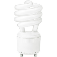 Shatter Resistant - Spiral CFL Bulb - 13 Watt - 60 Watt Equal - Incandescent Match - 900 Lumens - 2700 Kelvin - GU24 Base - 120 Volt - PLT ESGU24-13W-WW/TF