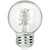 2 in. Dia. - LED G16 Globe - 0.7 Watt - 15 Watt Equal - Full Spectrum Daylight White Thumbnail