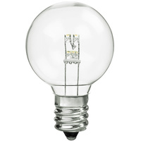 1.5 in. Dia. - LED G12 Globe - 0.4 Watt - 7 Watt Equal - Incandescent Match - 25 Pack - 2700 Kelvin - Candelabra Base - 120 Volt - LEDGG4012WW