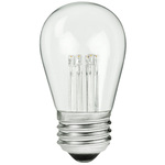 60 Lumens, 1w, 2700k, Led S14 Bulb, 11w Equal, Incandescent Match 