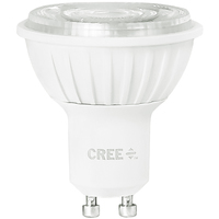 570 Lumens - 7 Watt - 3000 Kelvin - LED MR16 Lamp - 75 Watt Equal - 35 Deg. Flood - Halogen - 93 CRI - 120 Volt - Cree MR16-75W-P1-30K-35FL-GU10-U1