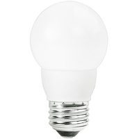 2 in. Dia. - LED G16 Globe - 5 Watt - 40 Watt Equal - Incandescent Match - 300 Lumens - 2700 Kelvin - Medium Base - 120 Volt - TCP LED5E26G1627KF