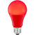 A19 LED Party Bulb - Red- 3 Watt Thumbnail