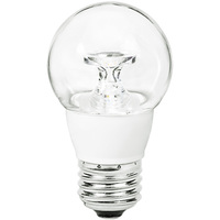 LED S14 Bulb - 4 Watt - 40 Watt Equal - 300 Lumens - 4100 Kelvin - Cool White - Clear - 120 Volt - TCP LED5E26S1441K