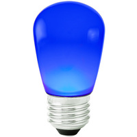 Blue - 1.4 Watt - Dimmable LED - S14 - 120 Volt