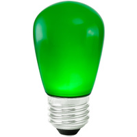 Green - 1.4 Watt - Dimmable LED - S14 - 120 Volt