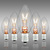 C7 - 7 Watt - Clear Twinkling - Incandescent Christmas Light Replacement Bulbs Thumbnail