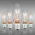 C7 - 7 Watt - Clear Twinkling - Incandescent Christmas Light Replacement Bulbs Thumbnail