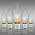 C9 - 10 Watt - Clear Twinkling - Incandescent Christmas Light Replacement Bulbs Thumbnail