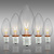 C9 - 10 Watt - Clear Twinkling - Incandescent Christmas Light Replacement Bulbs Thumbnail