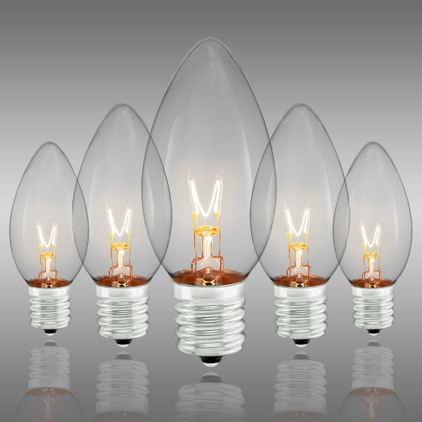 25 Pack - C9 - Clear - Twinkling - 10 Watt - Christmas Light