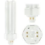 CASE OF 10 GE 97636 F42TBX/841/A/ECO FLUORESCENT LAMPS BULBS 4100K BASE GX24Q-4 