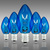 C7 - 5 Watt - Transparent Blue - Incandescent  Christmas Light Replacement Bulbs Thumbnail