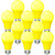 LED A19 Party Bulb - Yellow - 9 Watt Thumbnail