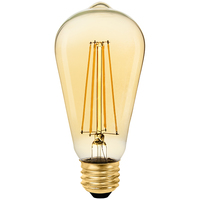 500 Lumens - 6 Watt - 2200 Kelvin - LED Edison Bulb - 5.5 in. x 2.51 in. - 60 Watt Equal - Color Matched for Candle Glow - 120 Volt - Euri Lighting - VST19-3020ea