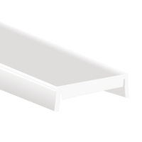 3.28 ft. - Frosted - HS Lens Cover - Designed for PDS4-ALU, PDS4-K, PDS-O, PDS-MDF, PAC-MDF, MICRO-ALU, MICRO-K, 45-ALU, 45-MDF, STOS-MDF Channels - Klus 1369