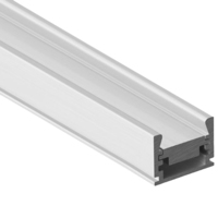 3.28 ft. Anodized Aluminum REGULOR ZWK Channel with Aluminum Insert - For LED Tape Light and Strip Light - KLUS B46843