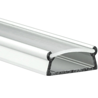 6.56 ft. Non-Anodized Aluminum TAMI Channel - For LED Tape Light and Strip Light - Frosted Lens Cover Included - Klus B5390_2