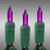 34 ft. - Green Wire - Christmas Mini Light String - (100) Purple Bulbs - 4 in. Bulb Spacing Thumbnail