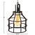 Jar Shaped Cage Pendant - Polished Nickel Fixture Thumbnail