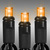 LED Mini Light Stringer - 25 ft. - (60) LEDs - Orange - 6 in. Bulb Spacing - Black Wire Thumbnail