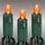 LED Christmas String Lights - 25 ft. - (50) Multi-Directional Amber-Orange LED's - 6 in. Bulb Spacing - Green Wire Thumbnail