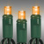 LED Mini Light Stringer - 17 ft. - (50) LEDs - Amber-Orange - 4 in. Bulb Spacing - Green Wire Thumbnail