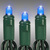 LED Mini Light Stringer - 25 ft. - (50) LEDs - Blue - 6 in. Bulb Spacing - Green Wire Thumbnail